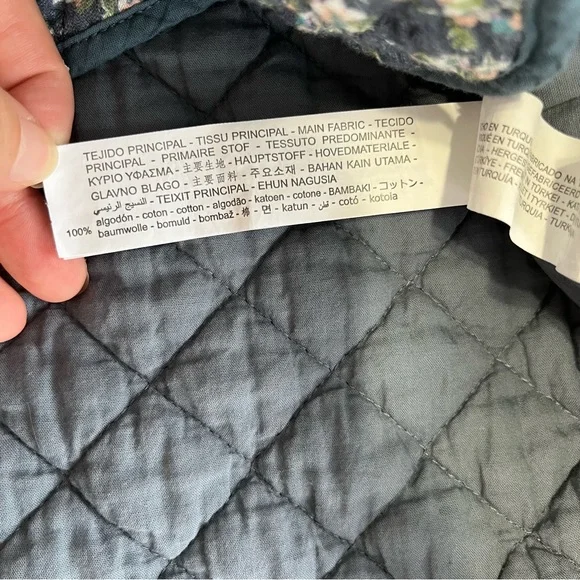 Zara Quilted Floral Jacket - 3-4Y - Picture 7 of 11